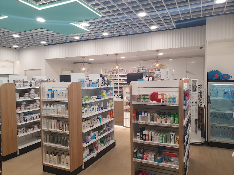 Shelves and pharmacy interior at Citymed Compounding Pharmacy
